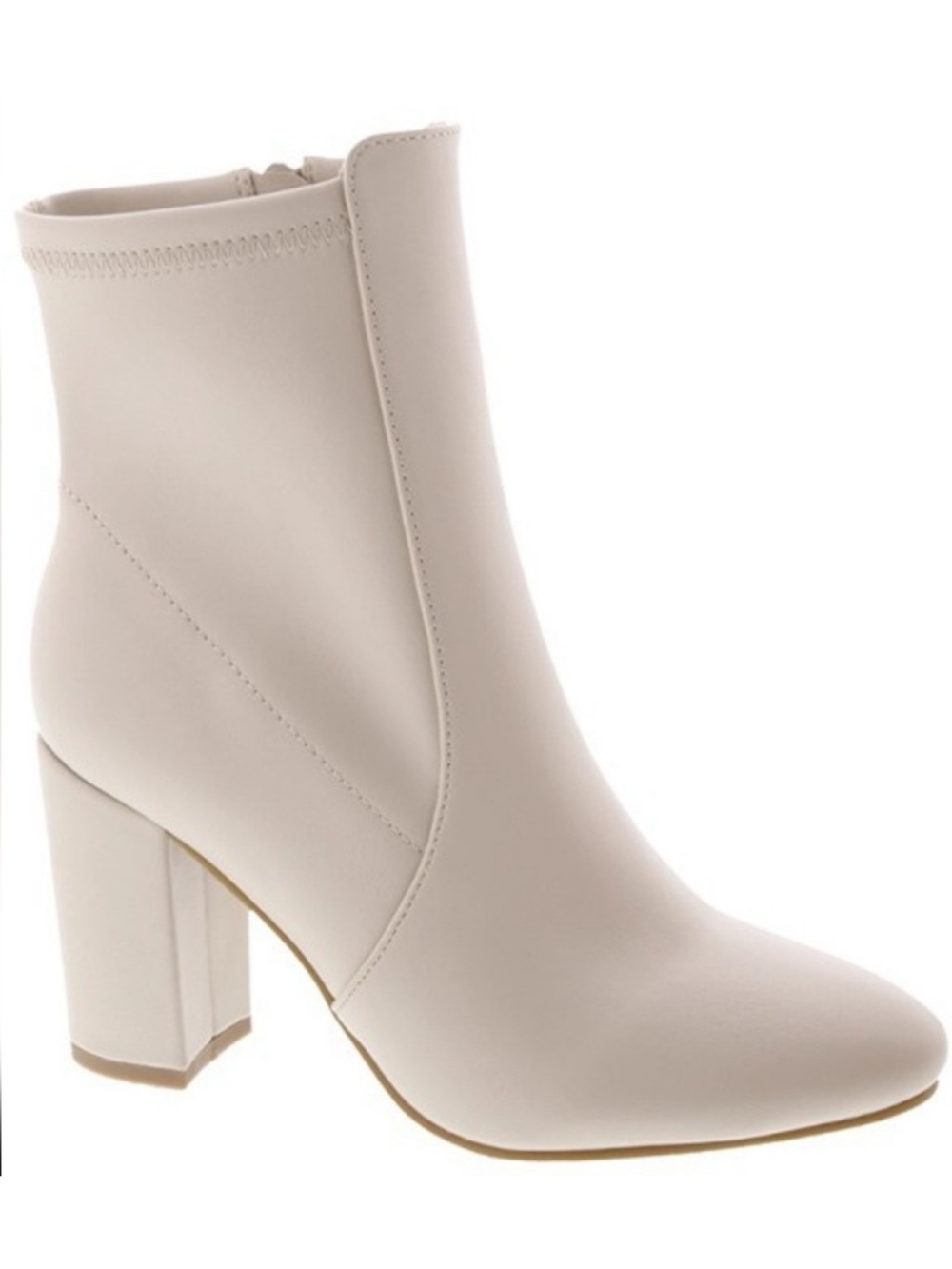 Top Moda ivory mid calf boots size 9